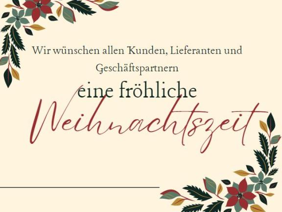 Weihnachtsgrüße